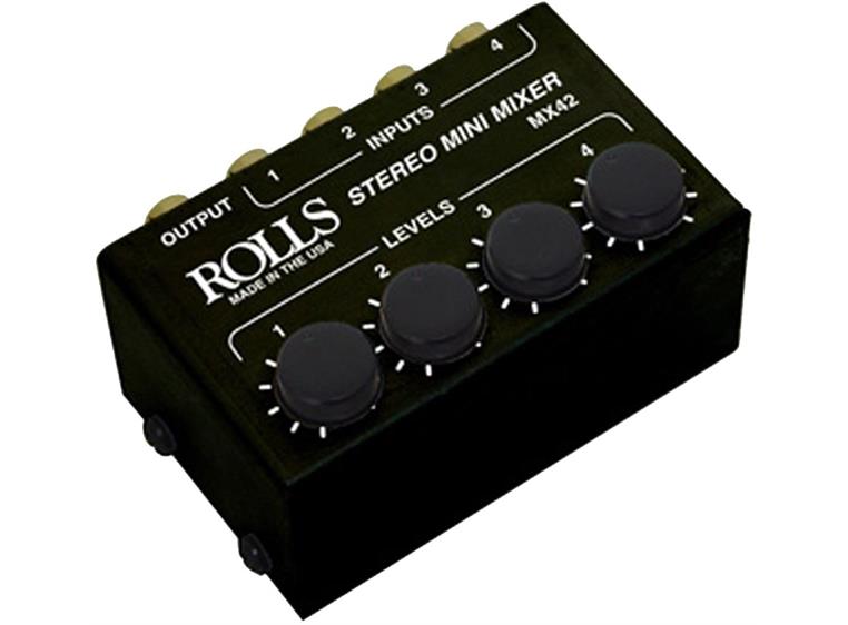 ROLLS MX42 Stereo Mini Mixer